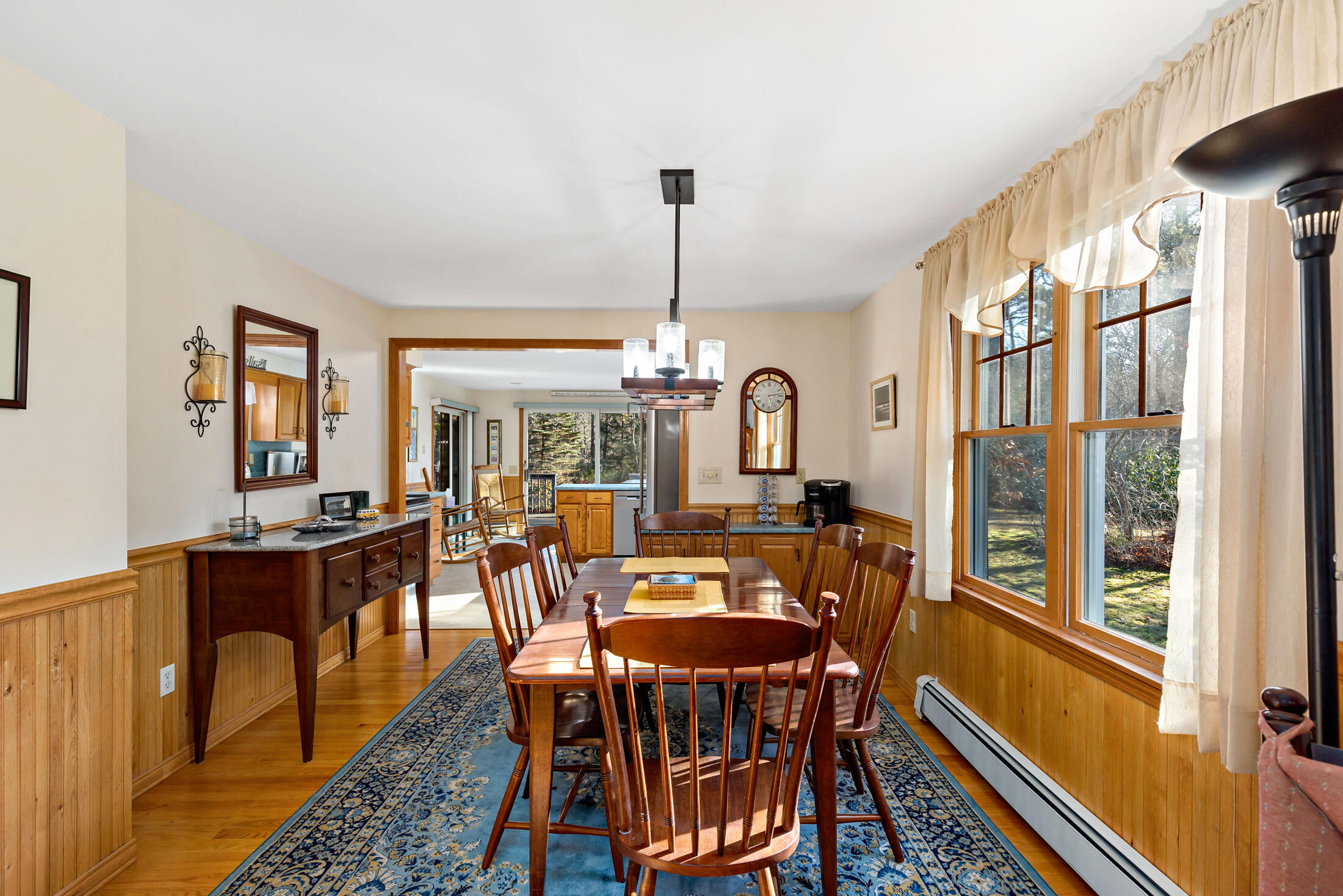 25 Forrest Avenue Eastham, MA 02642 - Photo 21 of 46 a view of a dining room with furniture window and wooden floor
