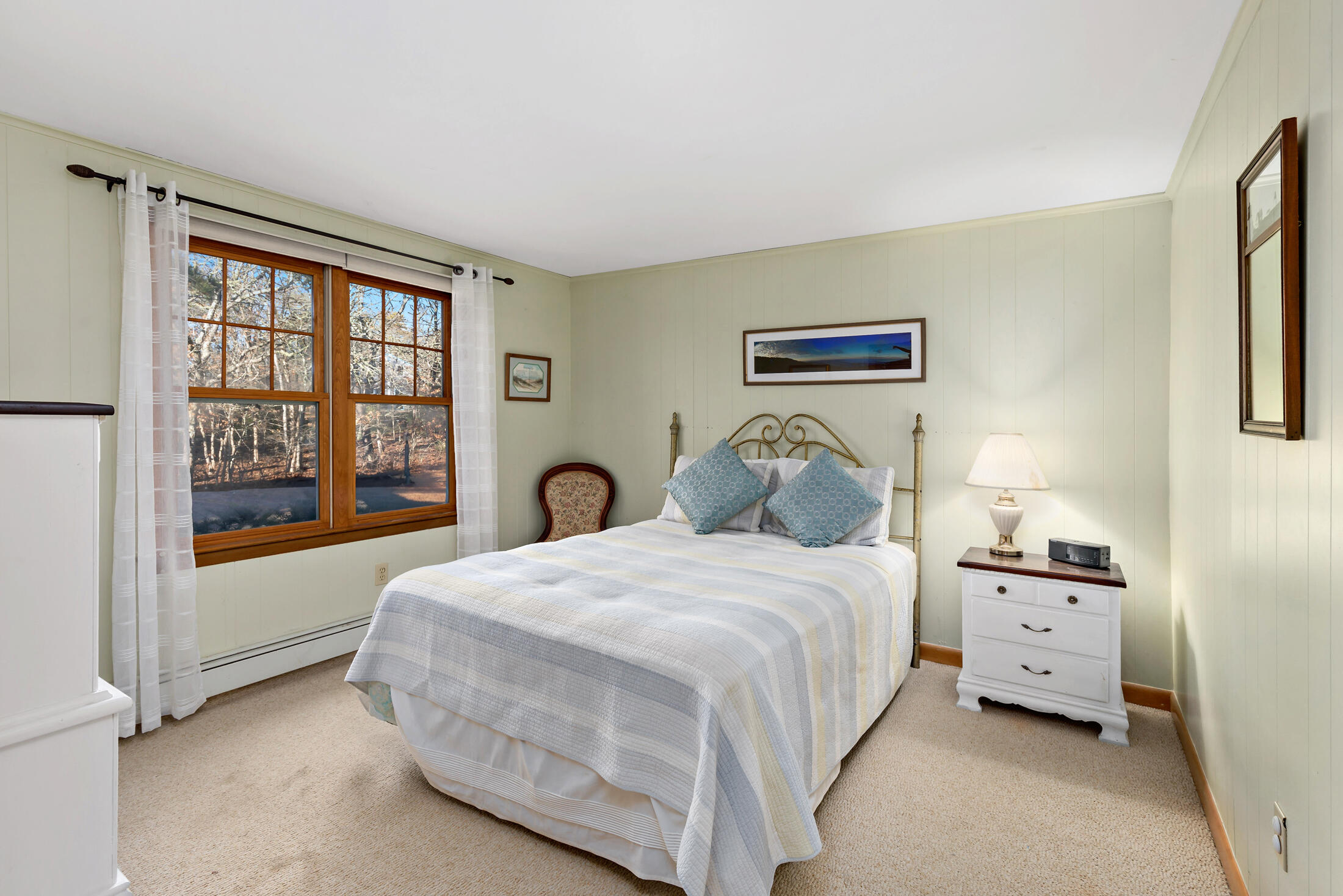 25 Forrest Avenue Eastham, MA 02642 - Photo 27 of 46 a bedroom with a bed and a large window