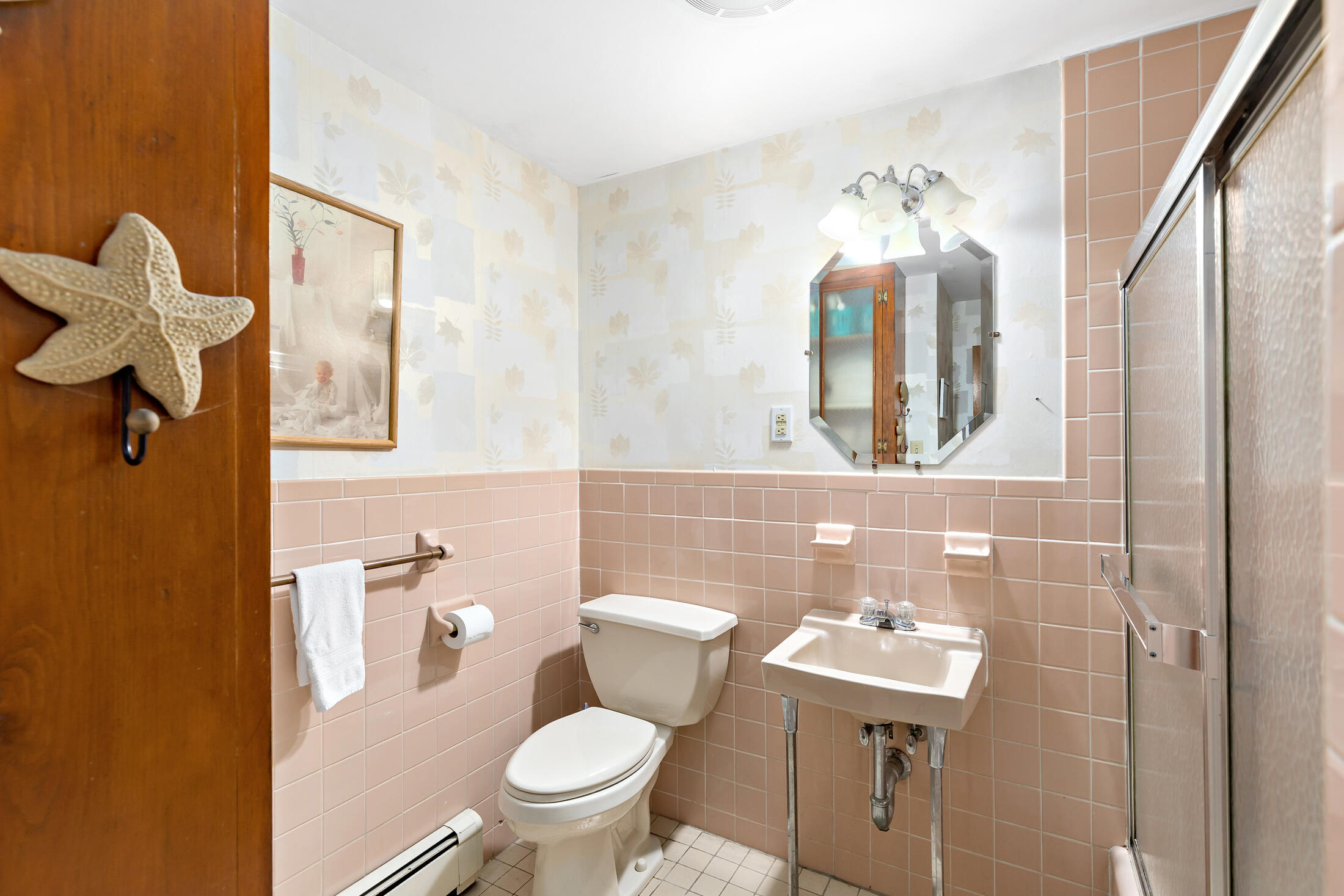 25 Forrest Avenue Eastham, MA 02642 - Photo 31 of 46 a bathroom with a sink a toilet and mirror