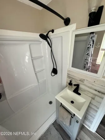 a view of an ocean and beach