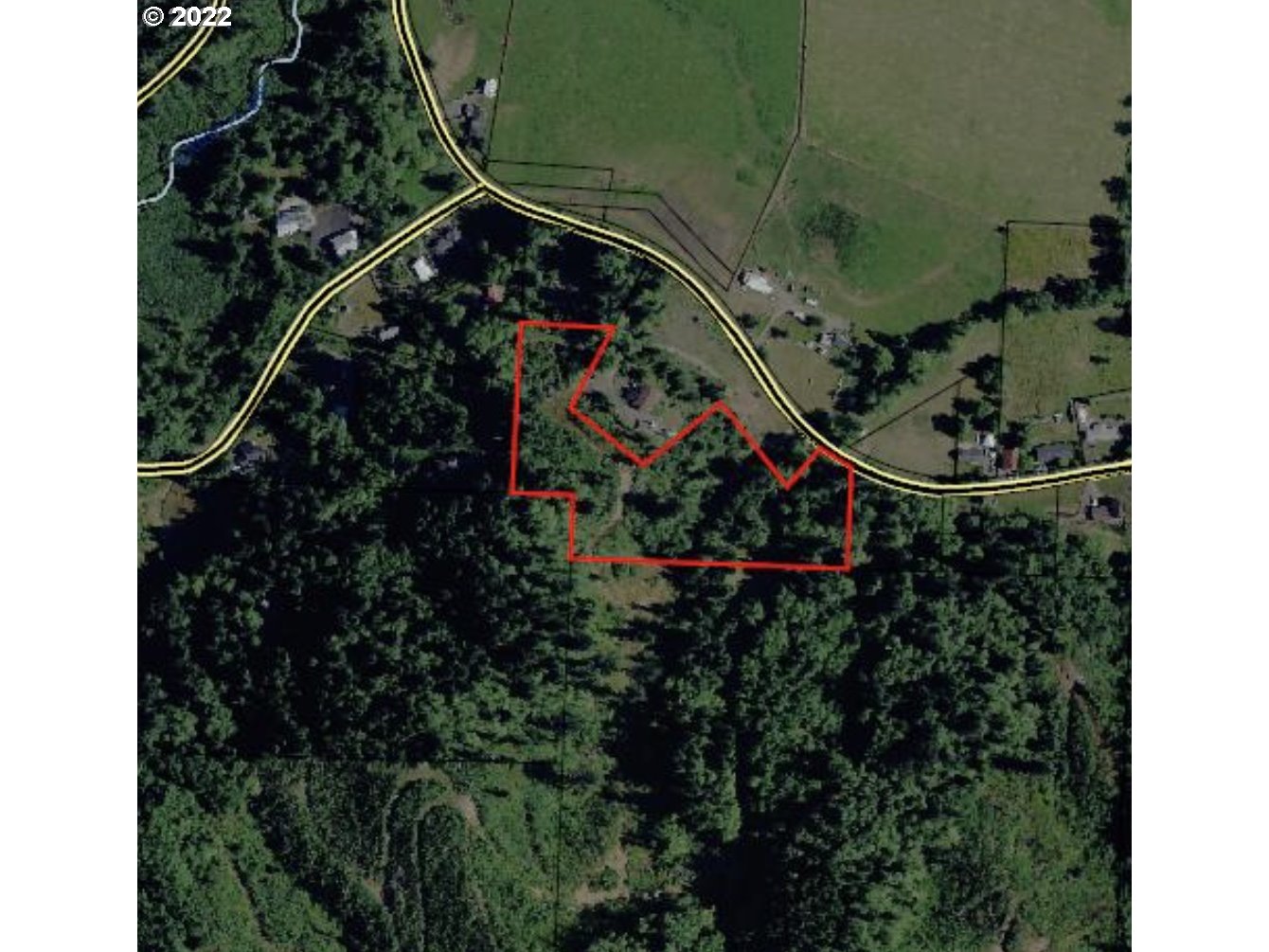 Weber Road Tillamook, OR 97141 - Photo 3 of 3 an aerial view of a house