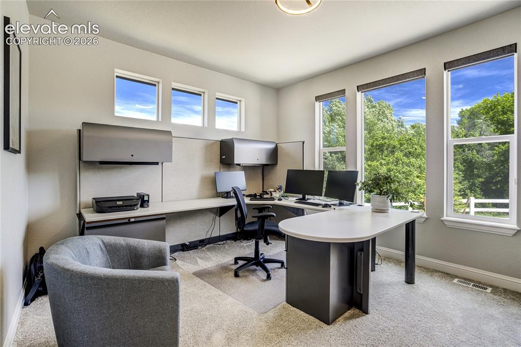 1011 Charismatic Way Colorado Springs, CO 80921 - Photo 24 of 50 A dedicated workspace offering flexibility for remote work, study, or creative pursuits.