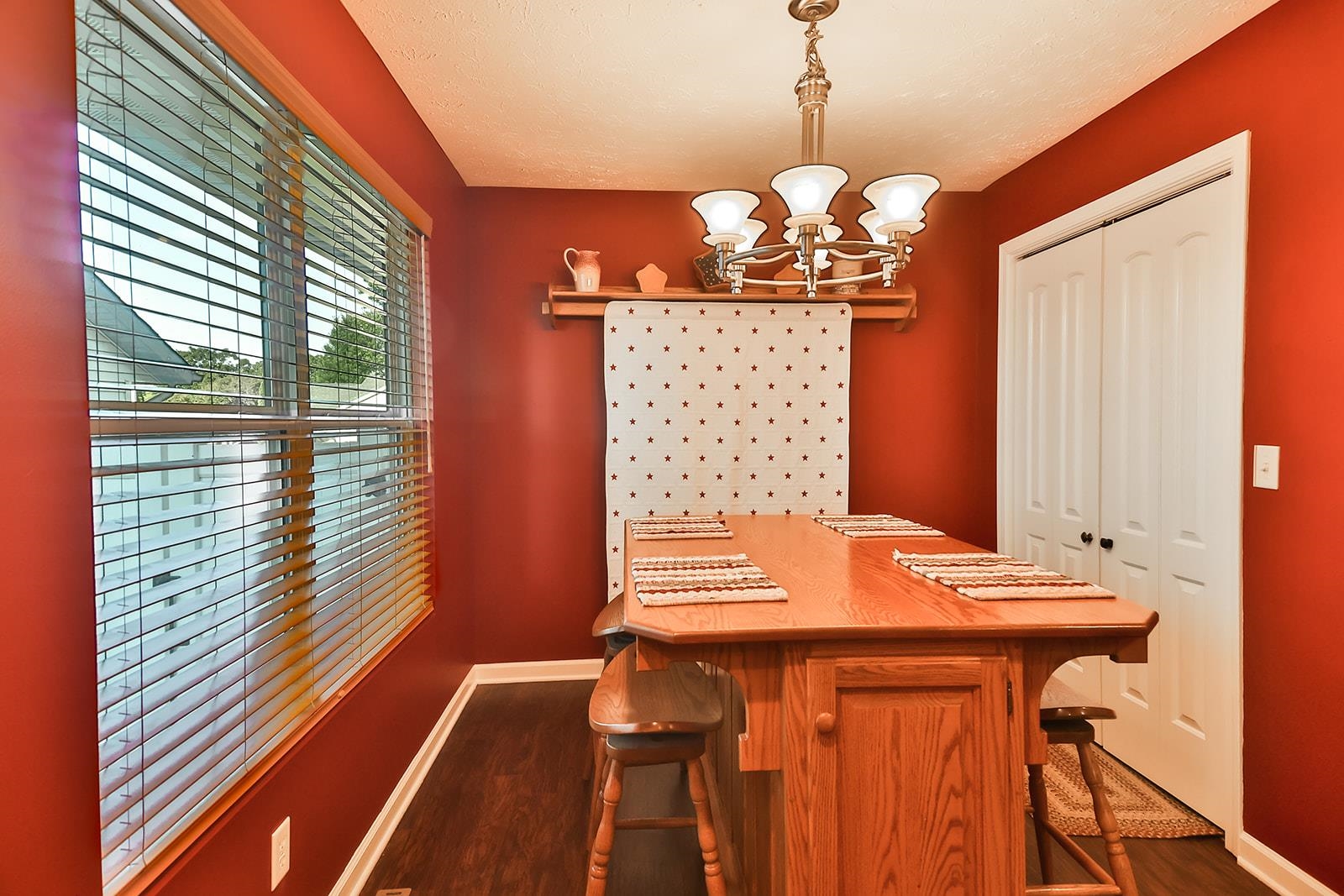 621 Grove Street Pecatonica, IL 61063 - Photo 16 of 26 a view of a dining room with furniture and window