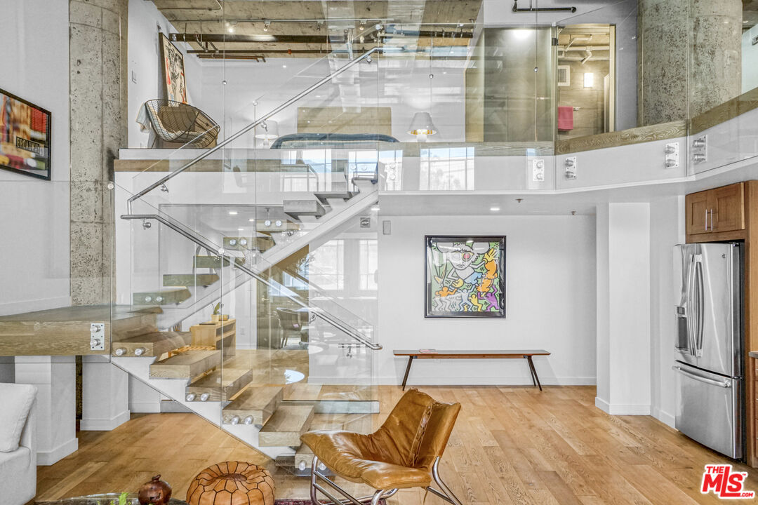 1855 Industrial Street, Unit 112 Los Angeles, CA 90021 - Photo 11 of 51 a view of a living room and entry way