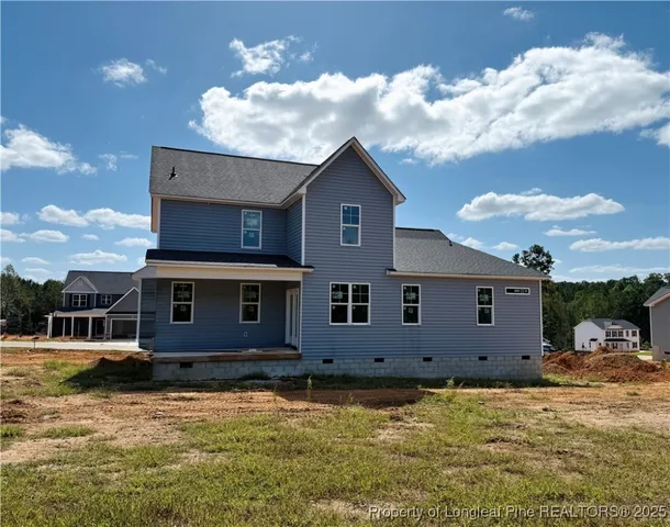 a house view with a garden space