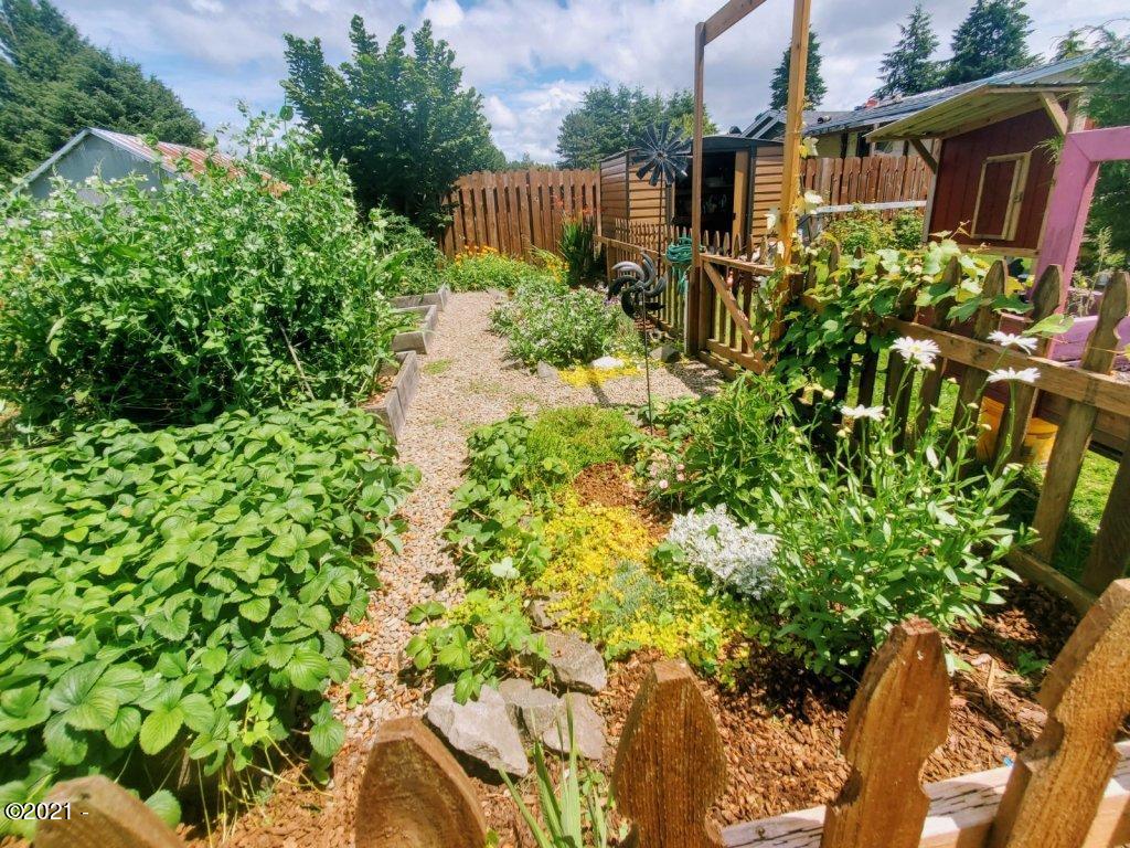 Fenced garden