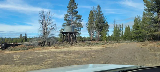 a view of a yard with an outdoor space