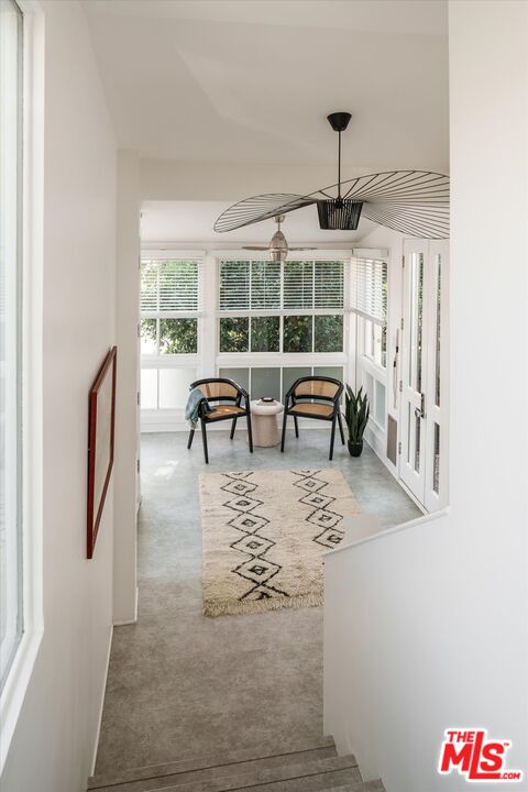 6036 Eucalyptus Lane Los Angeles, CA 90042 - Photo 20 of 34 a view of living room with furniture and large windows