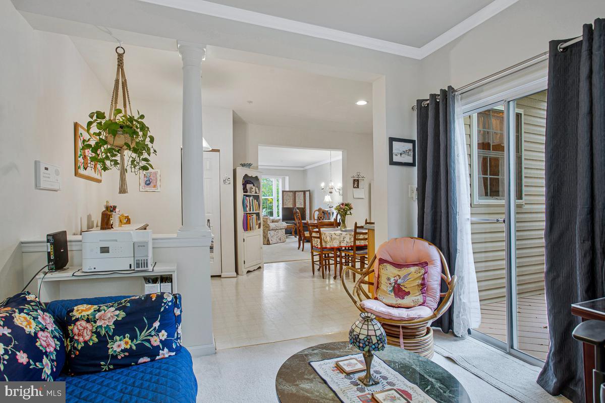 224 Tilden Way, Unit 224 Edgewater, MD 21037 - Photo 18 of 49 View from main lvl fam/sun rm w/ crown molding