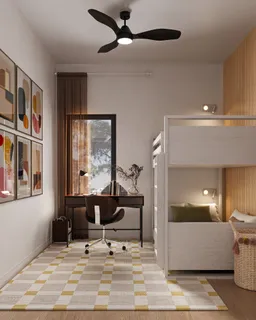 a living room with furniture a floor to ceiling window and potted plant