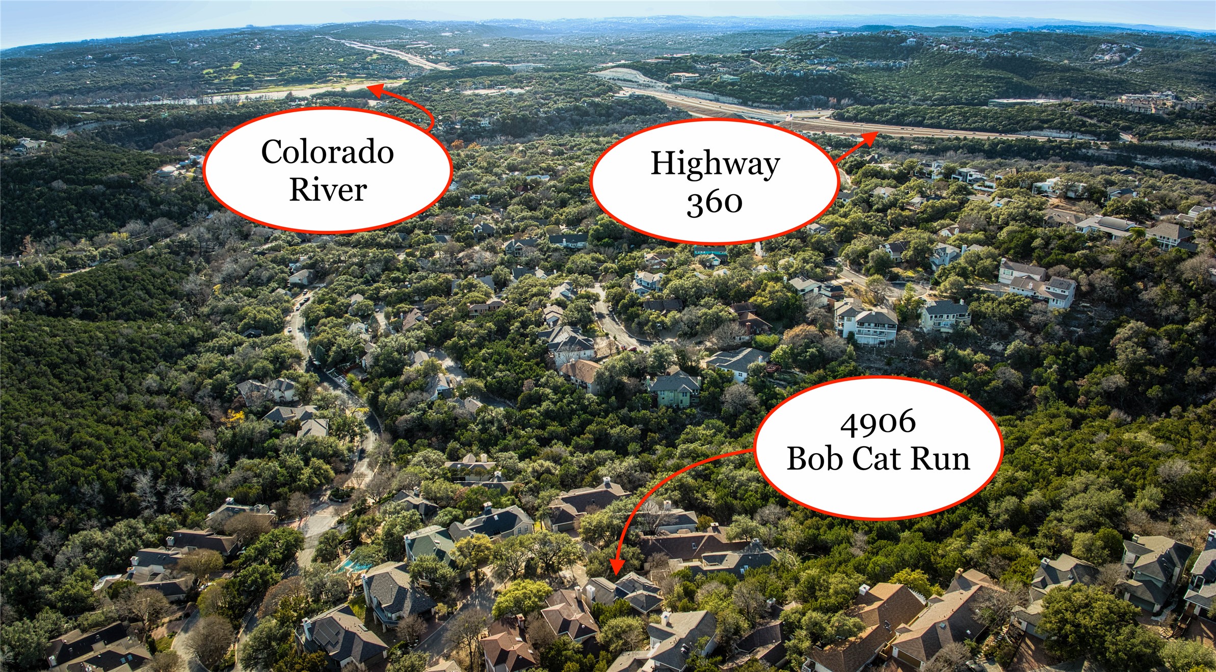 4906 Bob Cat Run Austin, TX 78731 - Photo 37 of 40 a view of a sign of a park next to a road