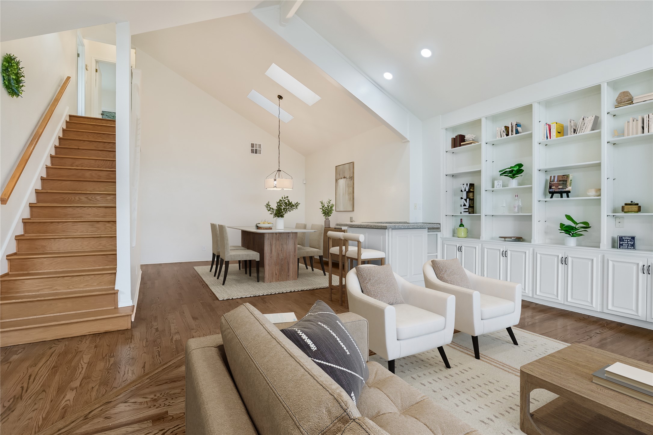 4906 Bob Cat Run Austin, TX 78731 - Photo 7 of 40 a living room with furniture and wooden floor