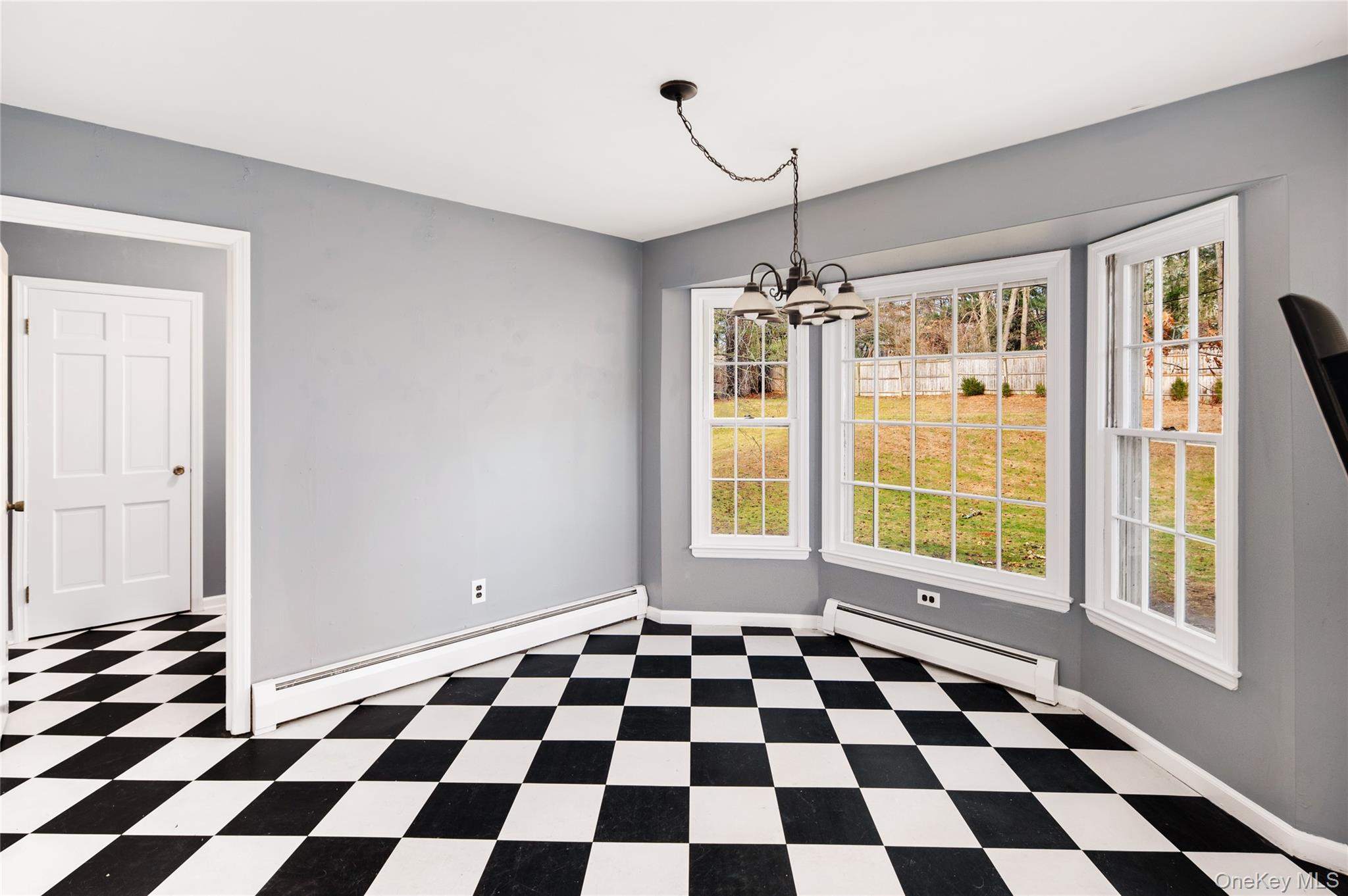 58 Millbrook Road Bedford, NY 10506 - Photo 15 of 41 a black and white checkered floor