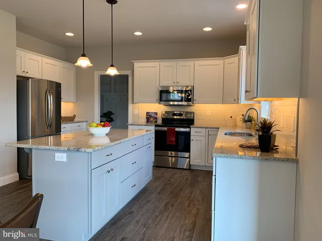 a view of a dining room and livingroom