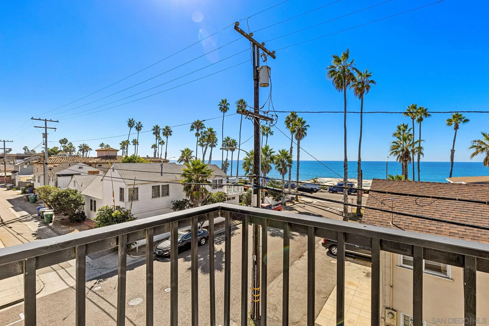 200 Pine Street, Unit 1 Oceanside, CA 92054 - Photo 25 of 28 a view of a street from a balcony