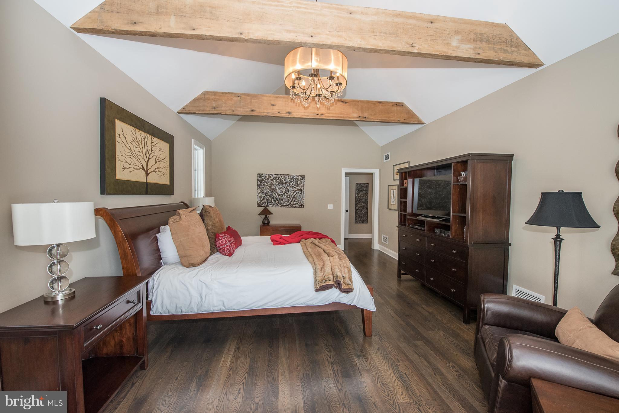 1021 Messner Road Chester Springs, PA 19425 - Photo 35 of 60 Antique Barn Beams with vaulted ceiling