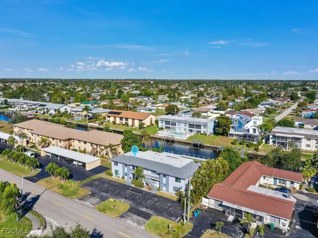 a view of a city with an ocean