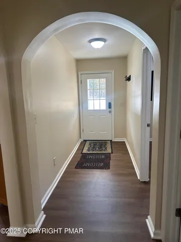 a view of an entryway door