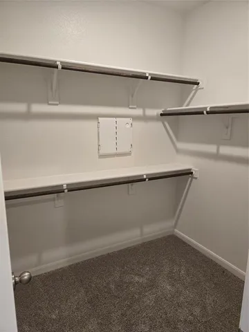 a close view of closet
