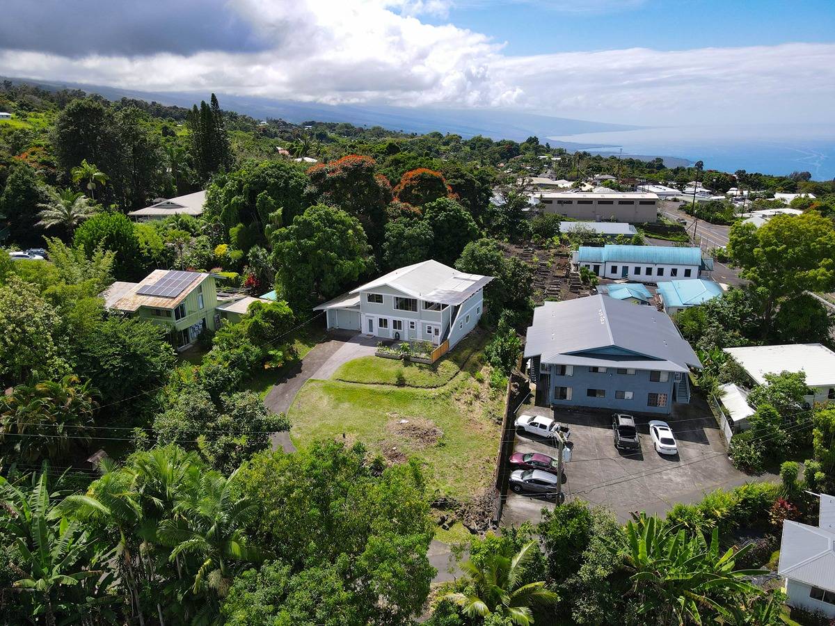 81-1010 St John's Road Kealakekua, HI 96750 - Photo 28 of 30 an aerial view of a house with a garden and lake view