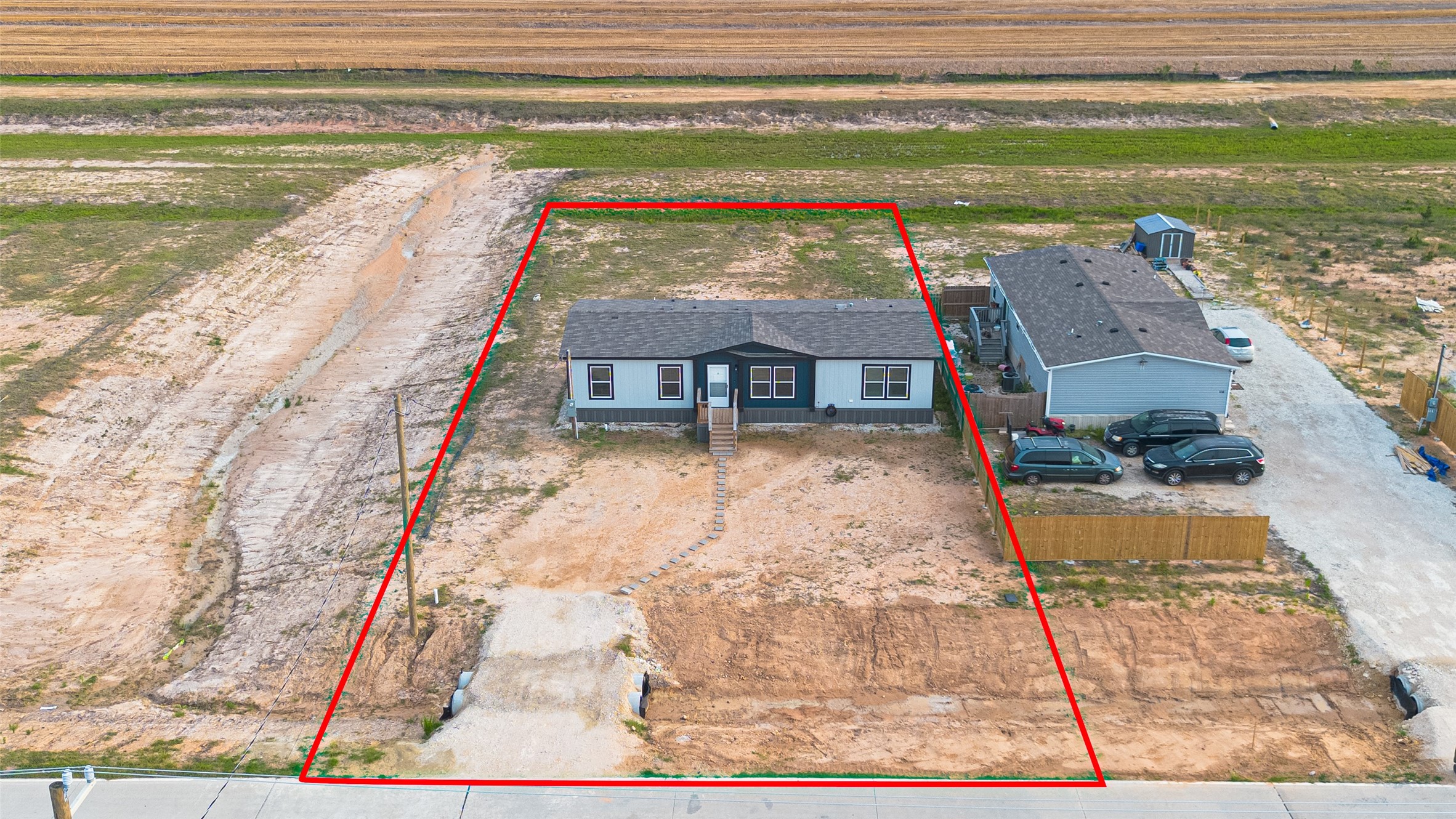 1218 Longleaf Pne Street Huffman, TX 77336 - Photo 24 of 29 Aerial view showcasing the property’s spacious lot and surrounding area