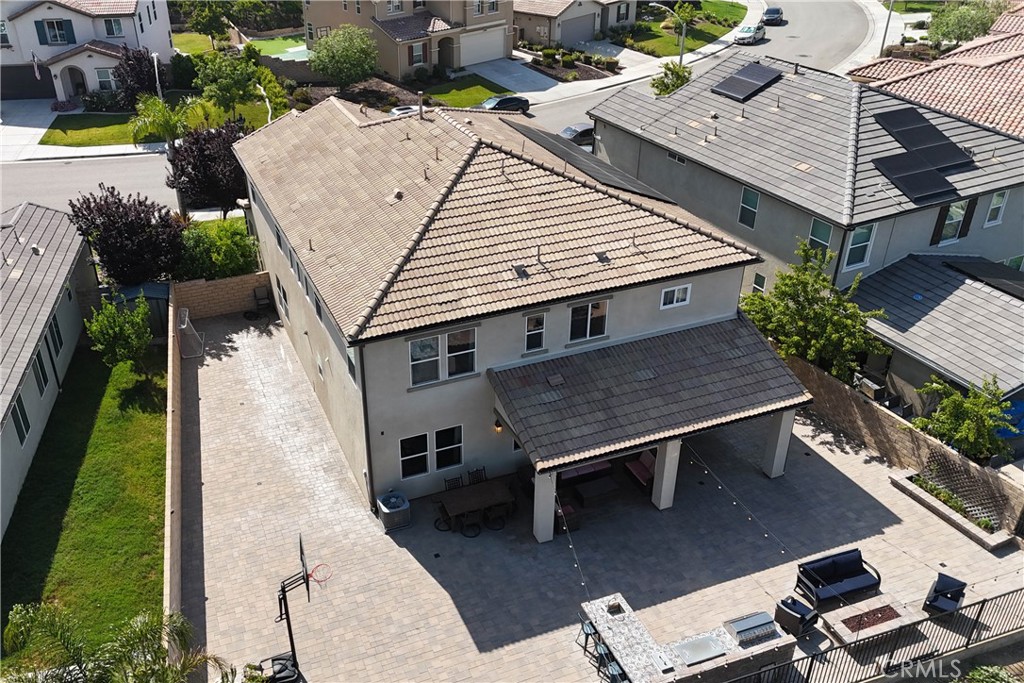 19680 Griffith Drive Saugus, CA 91350 - Photo 41 of 49 an aerial view of a house with swimming pool garden and patio