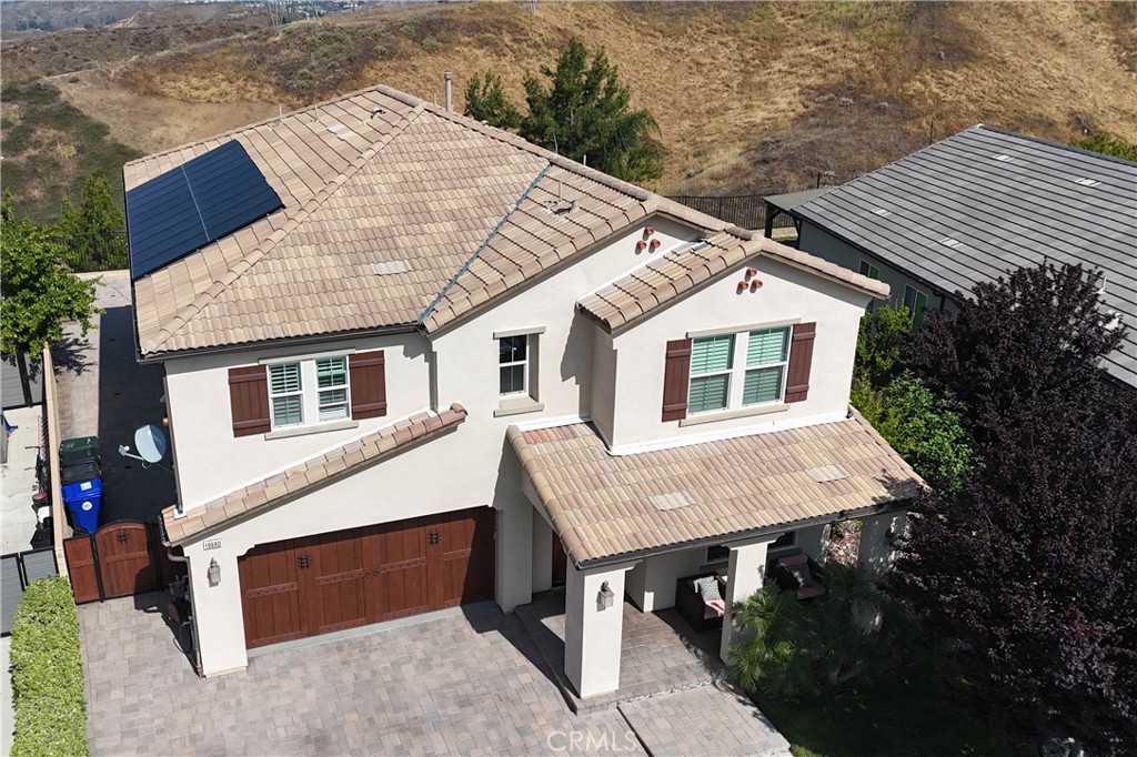 19680 Griffith Drive Saugus, CA 91350 - Photo 47 of 49 a aerial view of a house with a balcony