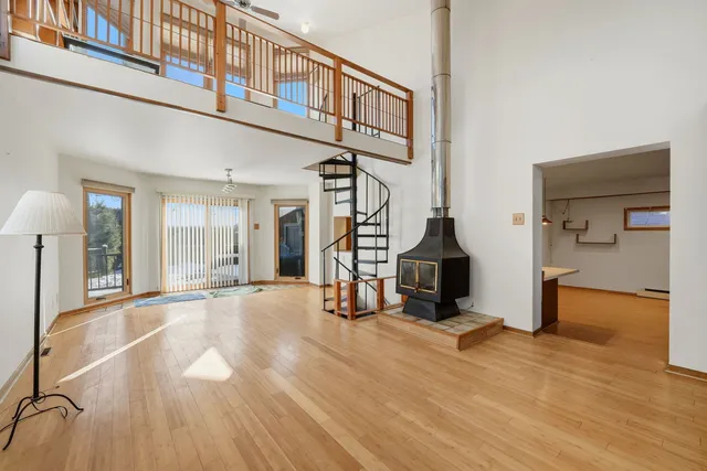 a view of a living room