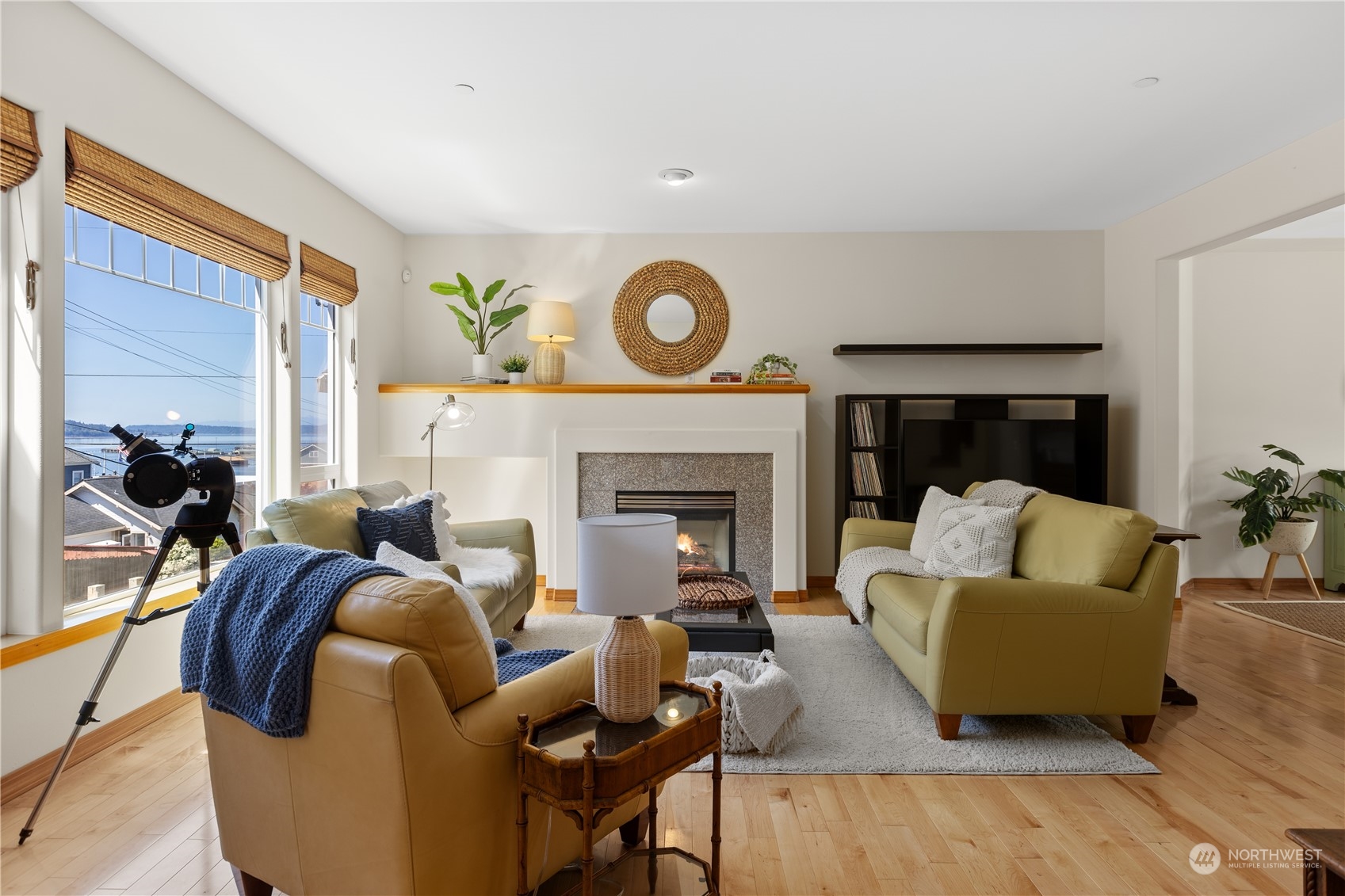 2030 Rucker Avenue, Unit 3 Everett, WA 98201 - Photo 5 of 40 a living room with furniture and a fireplace
