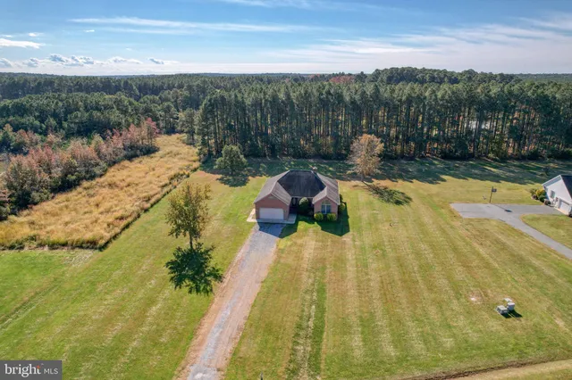 a view of a swimming pool with a yard