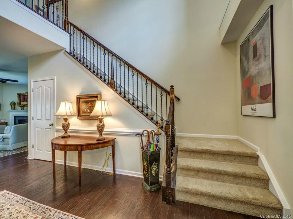 16854 Rudence Court Charlotte, NC 28278 - Photo 8 of 23 a view of entryway and hall with wooden floor