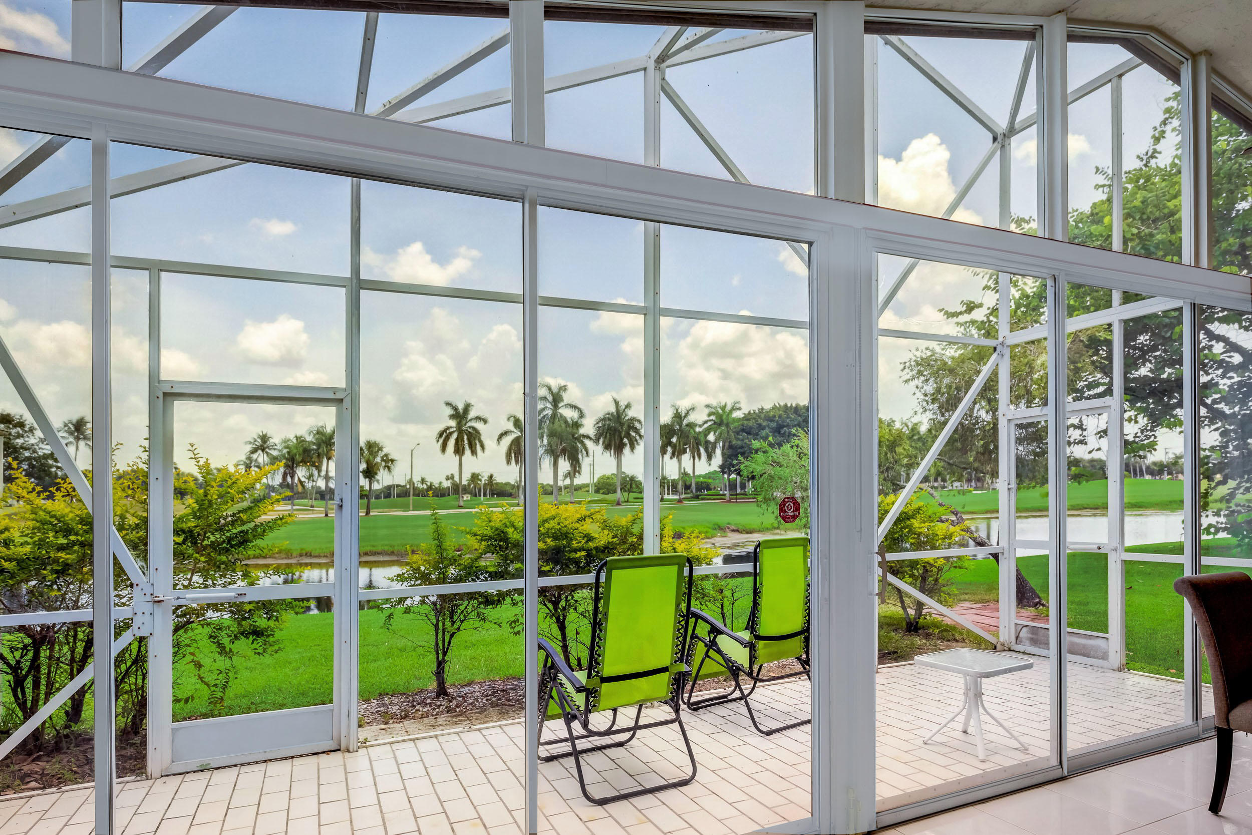 6741 Sun River Road Boynton Beach, FL 33437 - Photo 33 of 57 View from glass enclosed patio