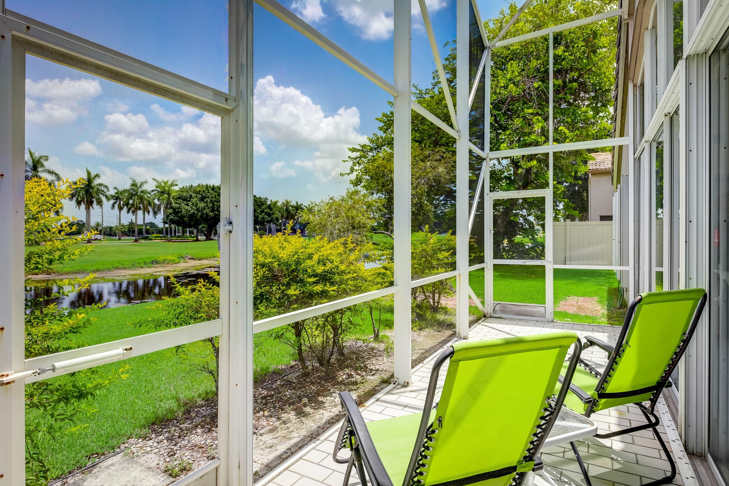 6741 Sun River Road Boynton Beach, FL 33437 - Photo 36 of 57 Fabulous view of lake & golf course