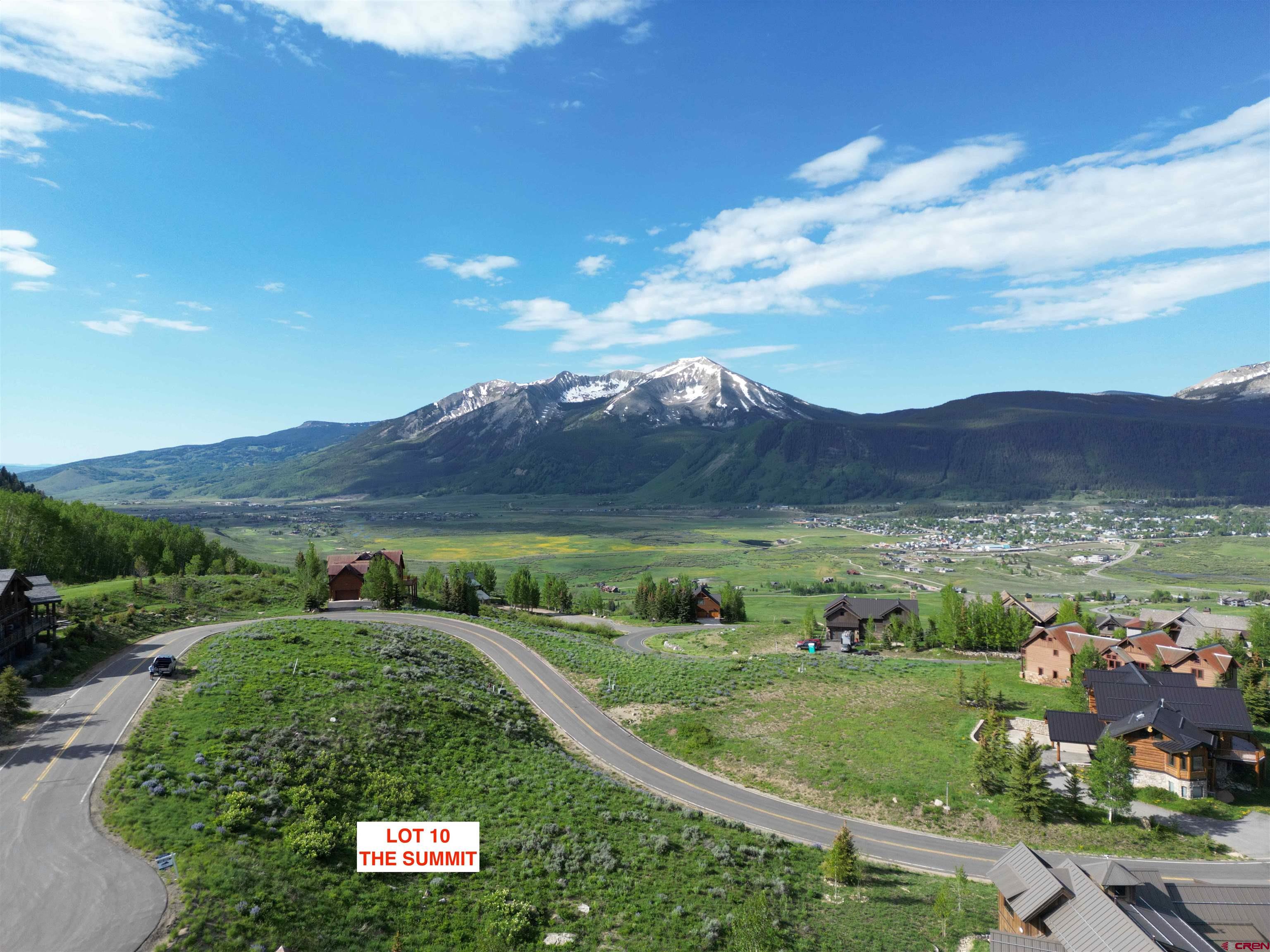 57 Summit Road Crested Butte, CO 81225 - Photo 17 of 22 an aerial view of residential houses with outdoor space and trees