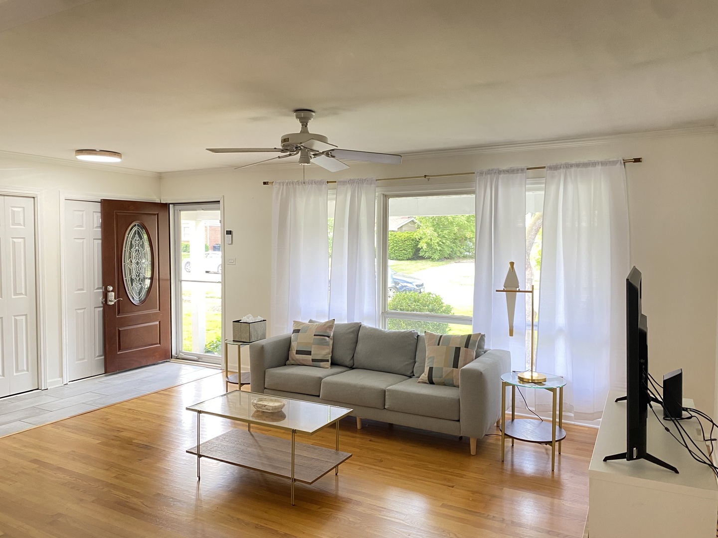 2341 Clyde Terrace Homewood, IL 60430 - Photo 3 of 13 a living room with furniture and a large window