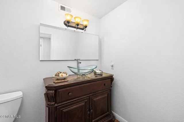 a view of outdoor space with seating area