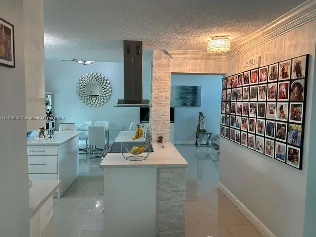 a view of kitchen and utility room