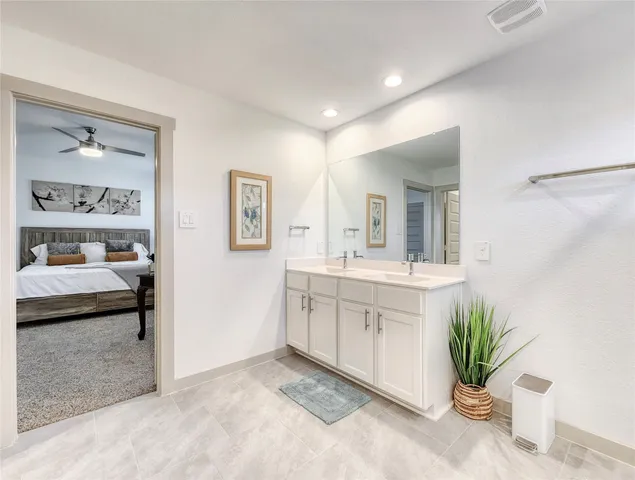 a close view of dining table