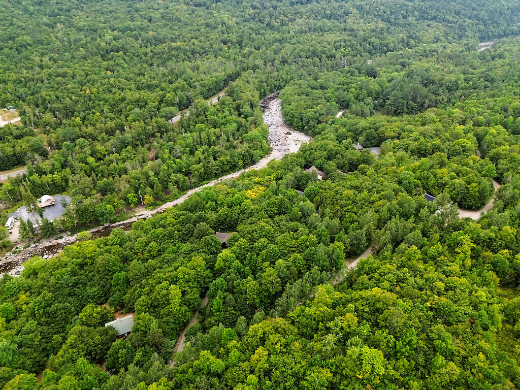 157 Iron Bridge Road Kingfield, ME 04947 - Photo 43 of 46 Aerial view upriver