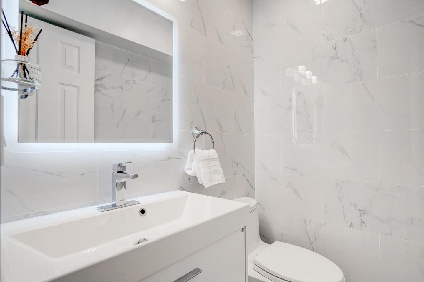 350 Buckingham Way Pacifica, CA 94044 - Photo 26 of 68 a bathroom with a sink toilet and shower