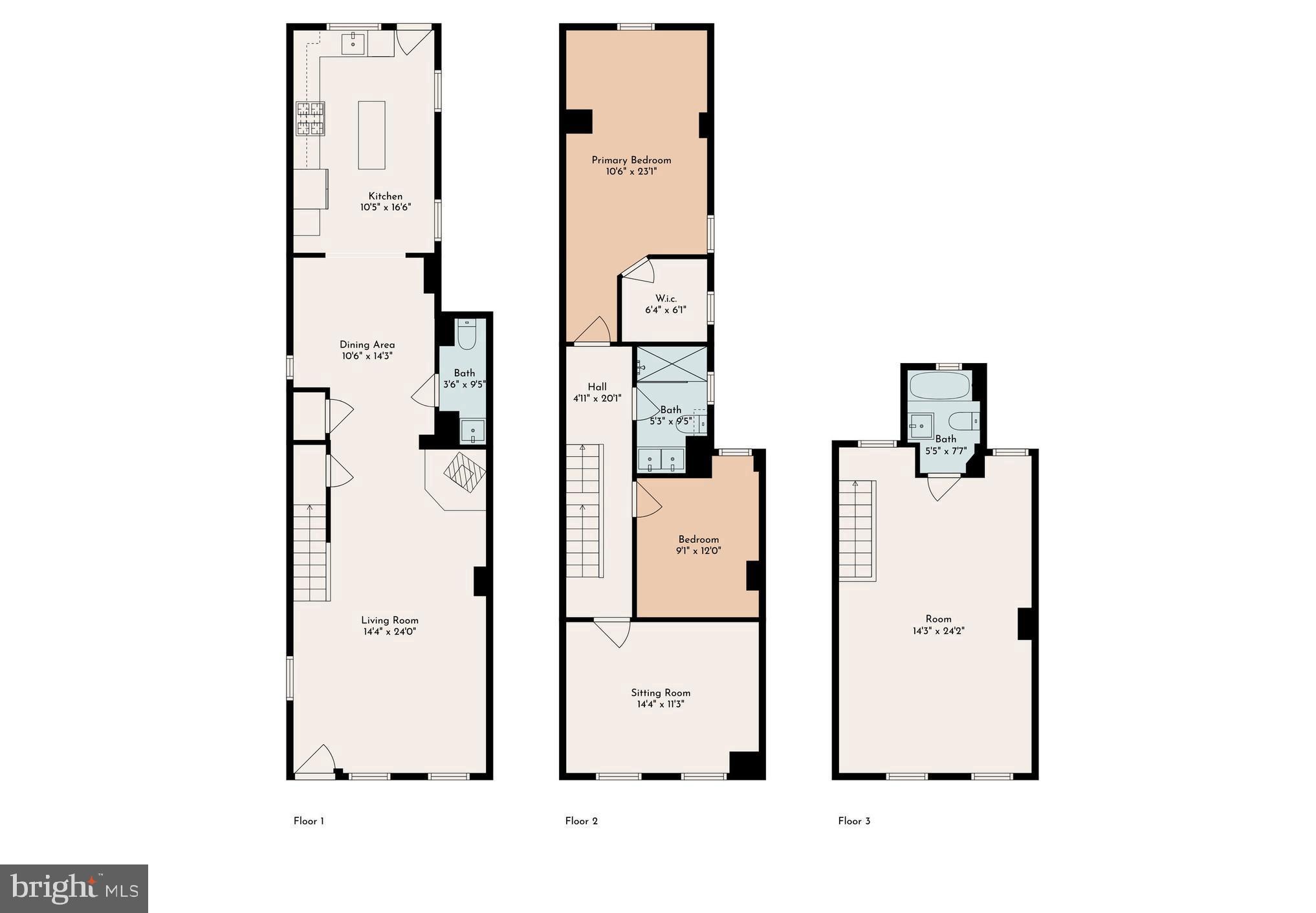 1415 Tasker Street Philadelphia, PA 19145 - Photo 27 of 27 Floor Plans