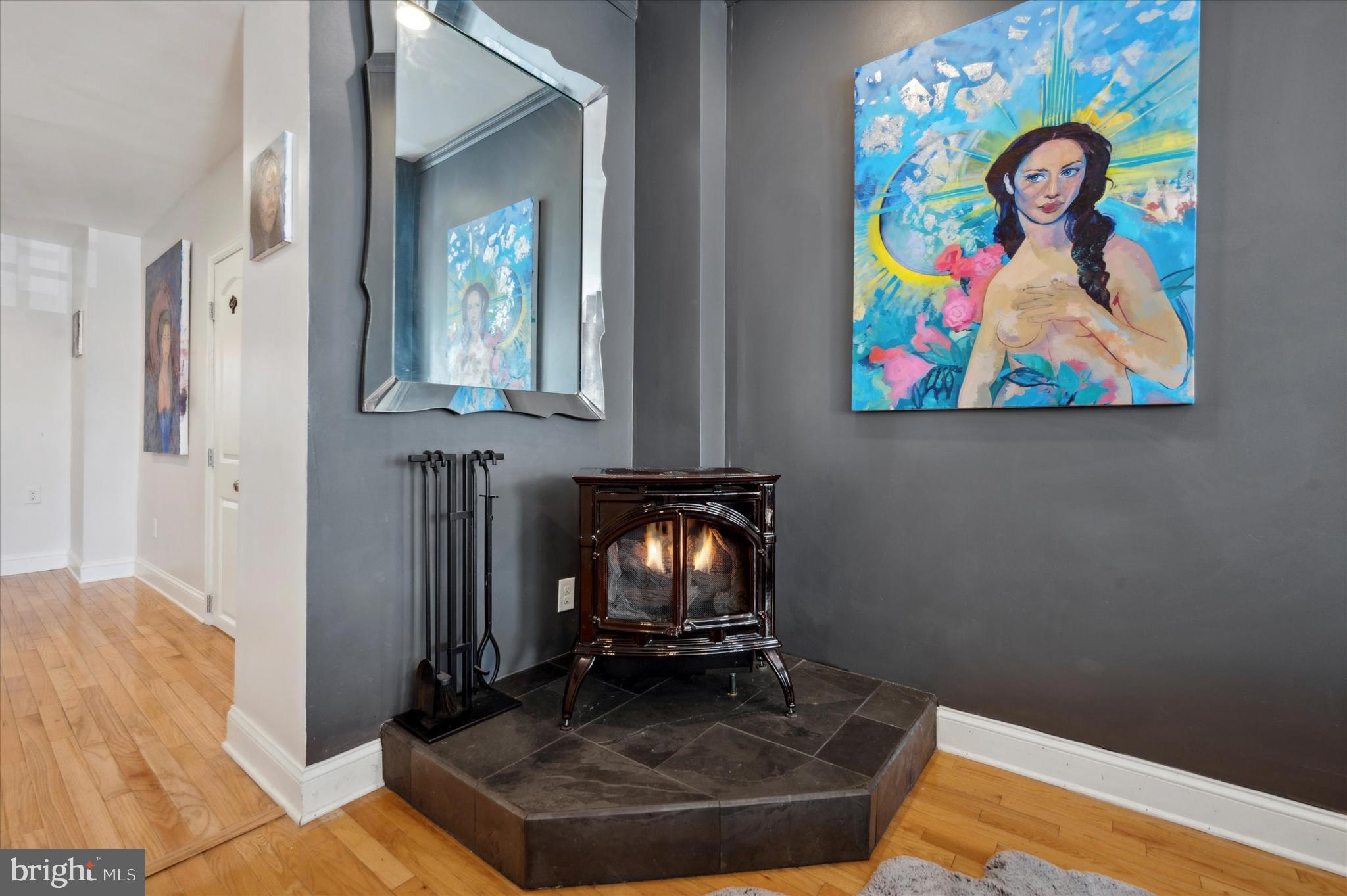 1415 Tasker Street Philadelphia, PA 19145 - Photo 5 of 27 Ventless Gas Fireplace/Stove