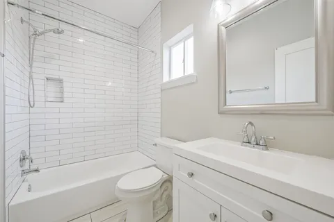 an empty room with a empty space and a window