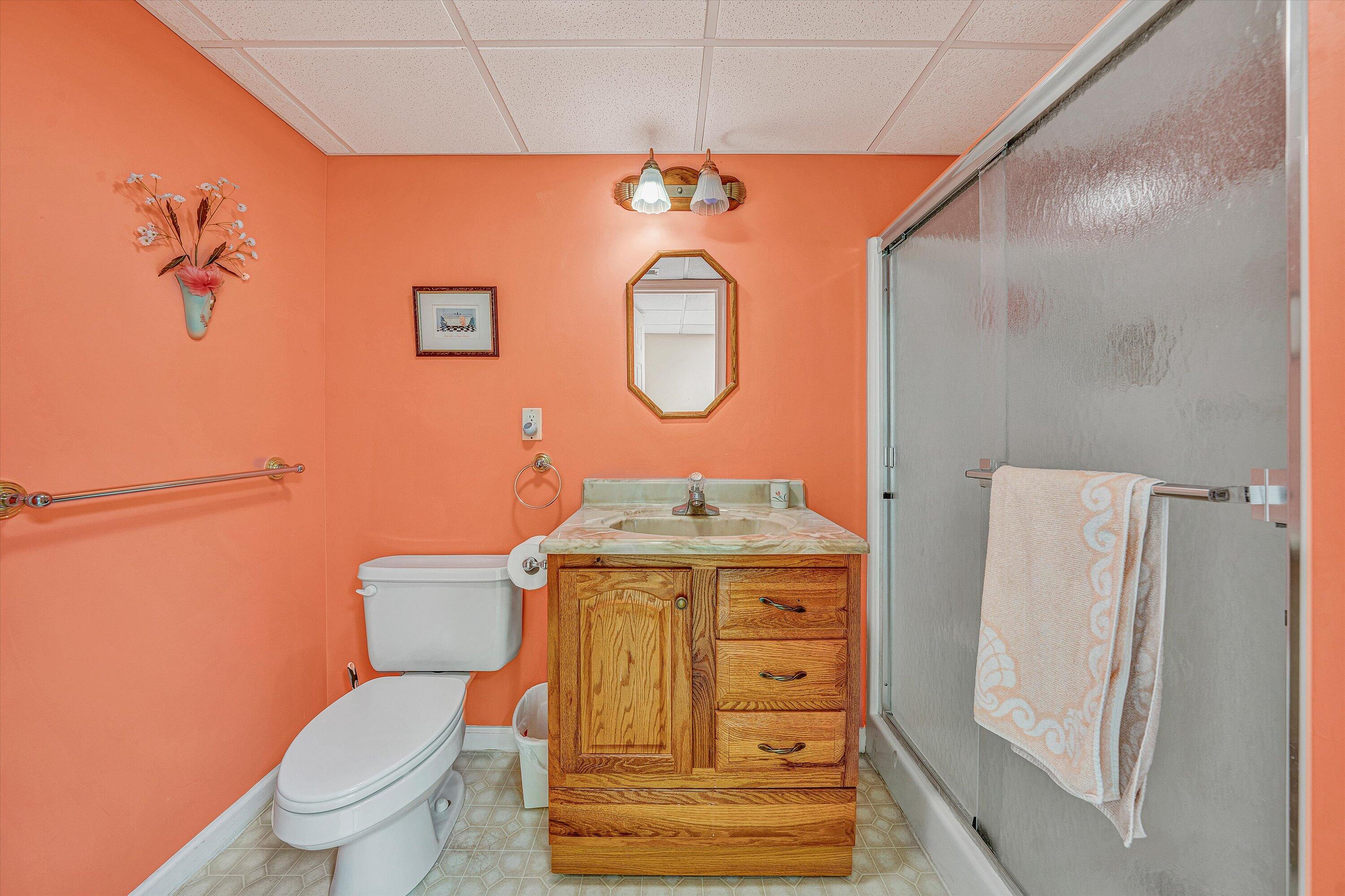 56 Scarlet Street Hardy, VA 24101 - Photo 25 of 42 a bathroom with a toilet sink and mirror