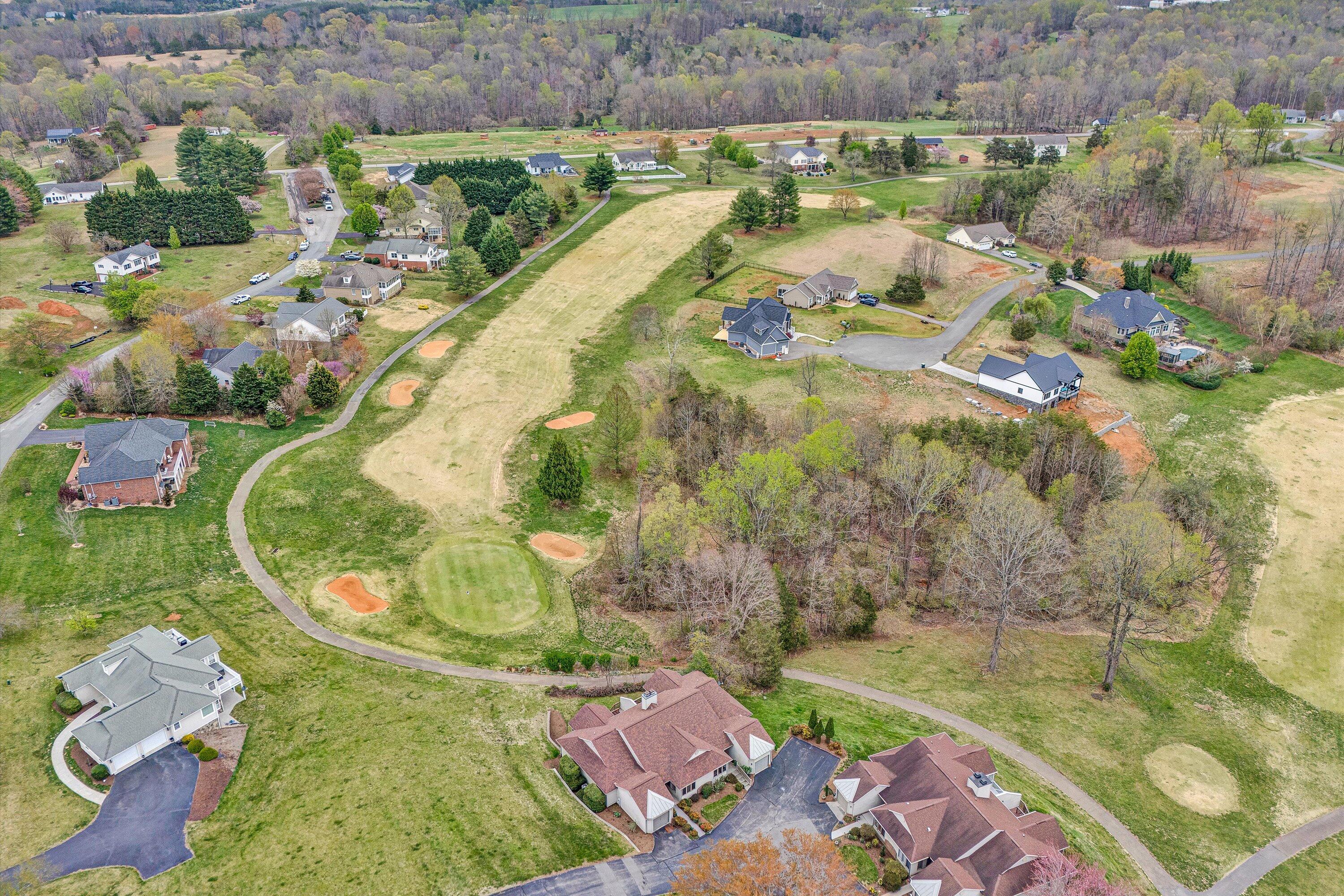 56 Scarlet Street Hardy, VA 24101 - Photo 30 of 42 an aerial view of a house with a swimming pool