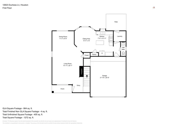 $1,975 | 12623 Duchess Lane, Houston, TX 77070