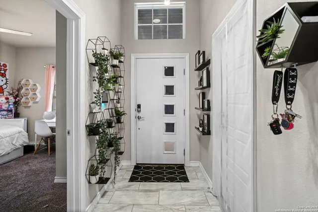 a view of a entryway