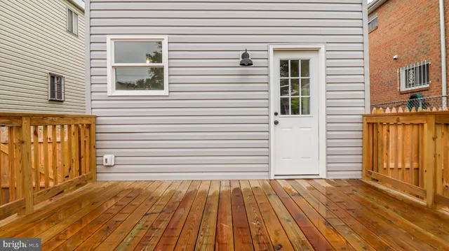a view of a house with wooden floor