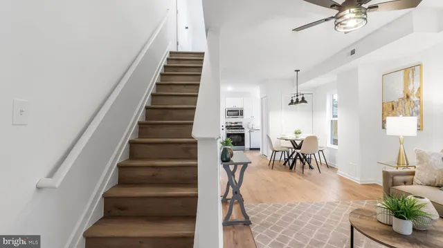 a view of entryway and dining room