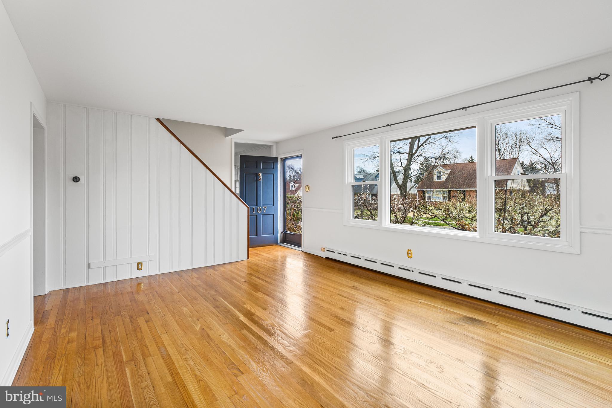 107 Devonshire Road Wilmington, DE 19803 - Photo 5 of 30 Living Room W/ Newer Over Sized Window